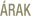 Árak